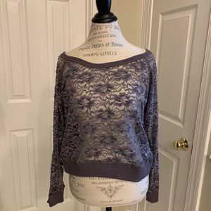 Pretty gray blouse perfect for layering